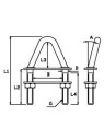 v-shaped wire chain plates