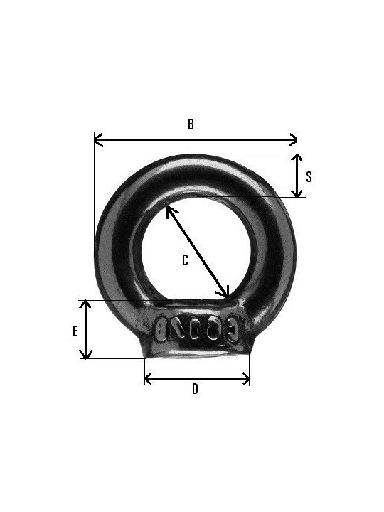 metric eye nut