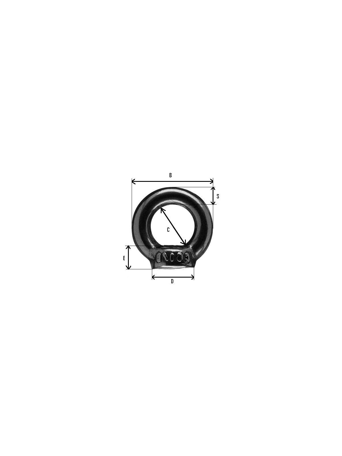 metric eye nut