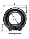 metric eye nut