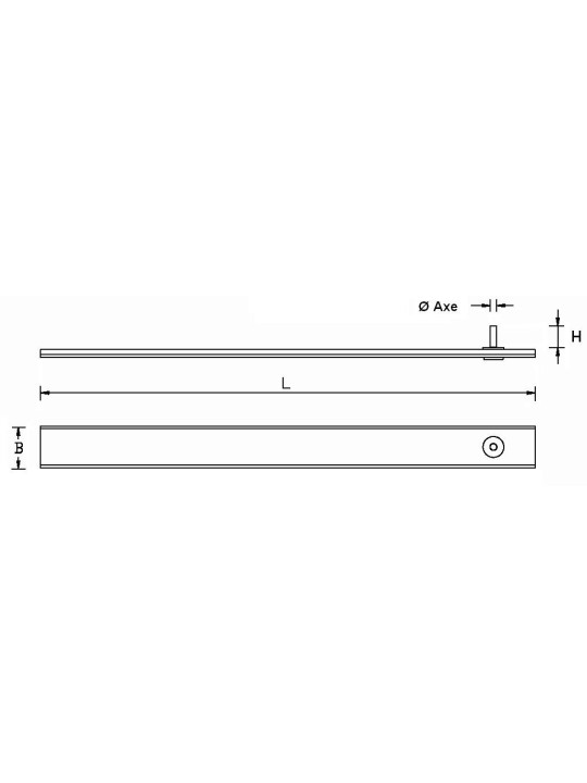 VELCRO pin technical diagram
