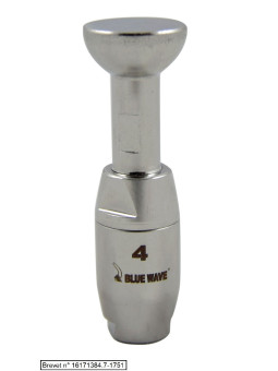 Stainless steel half-ball for textile rigging