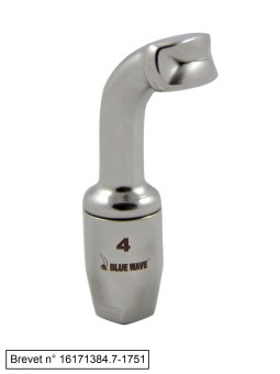 TE stainless steel tip for textile rigging