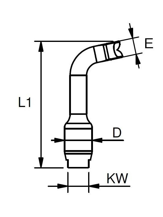 Té inox pour gréement cordage Dyneema