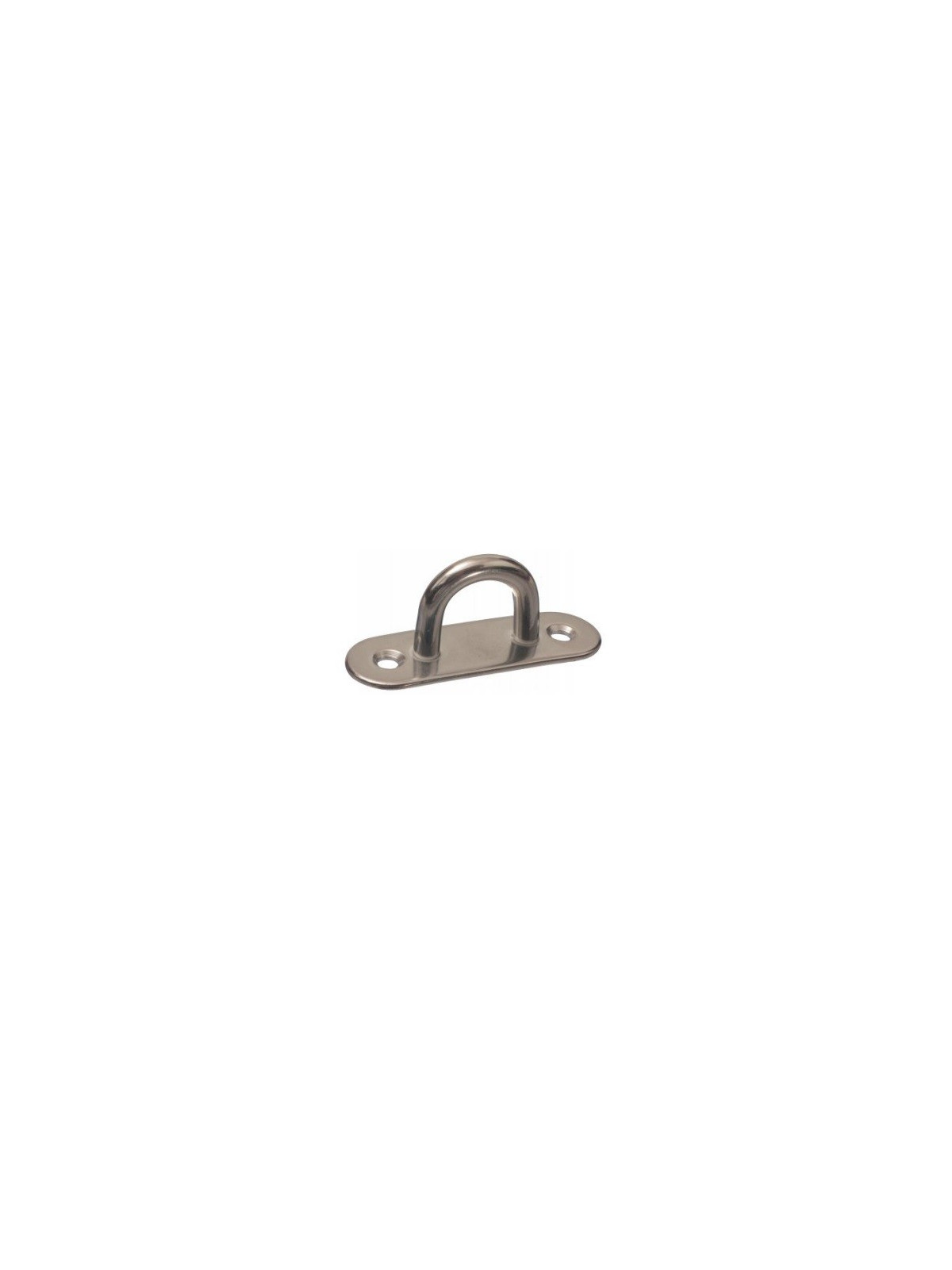 Oblong welded hasp
