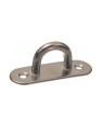 Oblong welded hasp