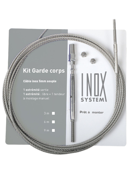 ready to install stainless steel cable kit