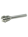 crimp with machined fixed fork terminal