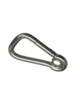 Mousqueton asymetrique en inox A4