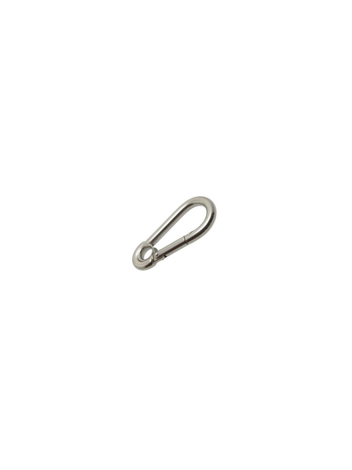 316 stainless steel fireman&apos;s snap hook with eye