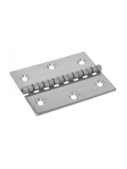 Charnière inox rectangle