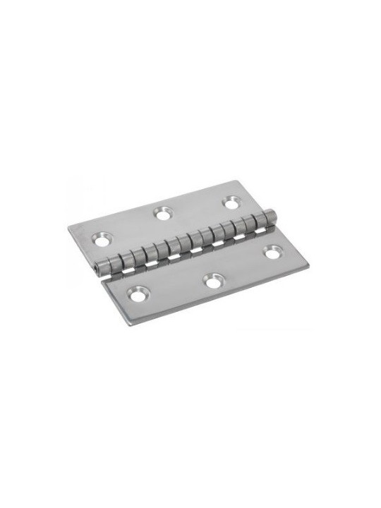 Charnière inox rectangle
