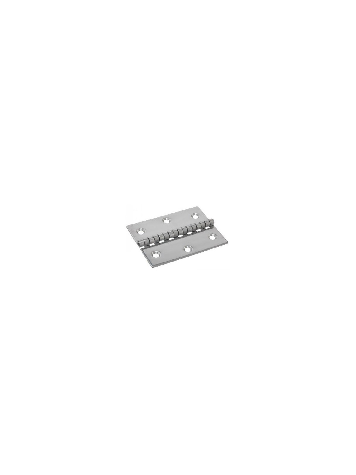 Charnière inox rectangle