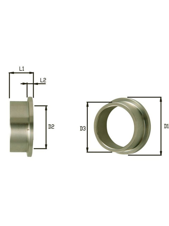 recessed cup