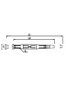 closed body turnbuckle with flat dome