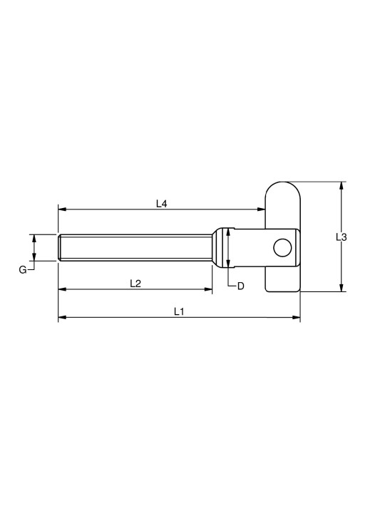 Threaded keyed end cap