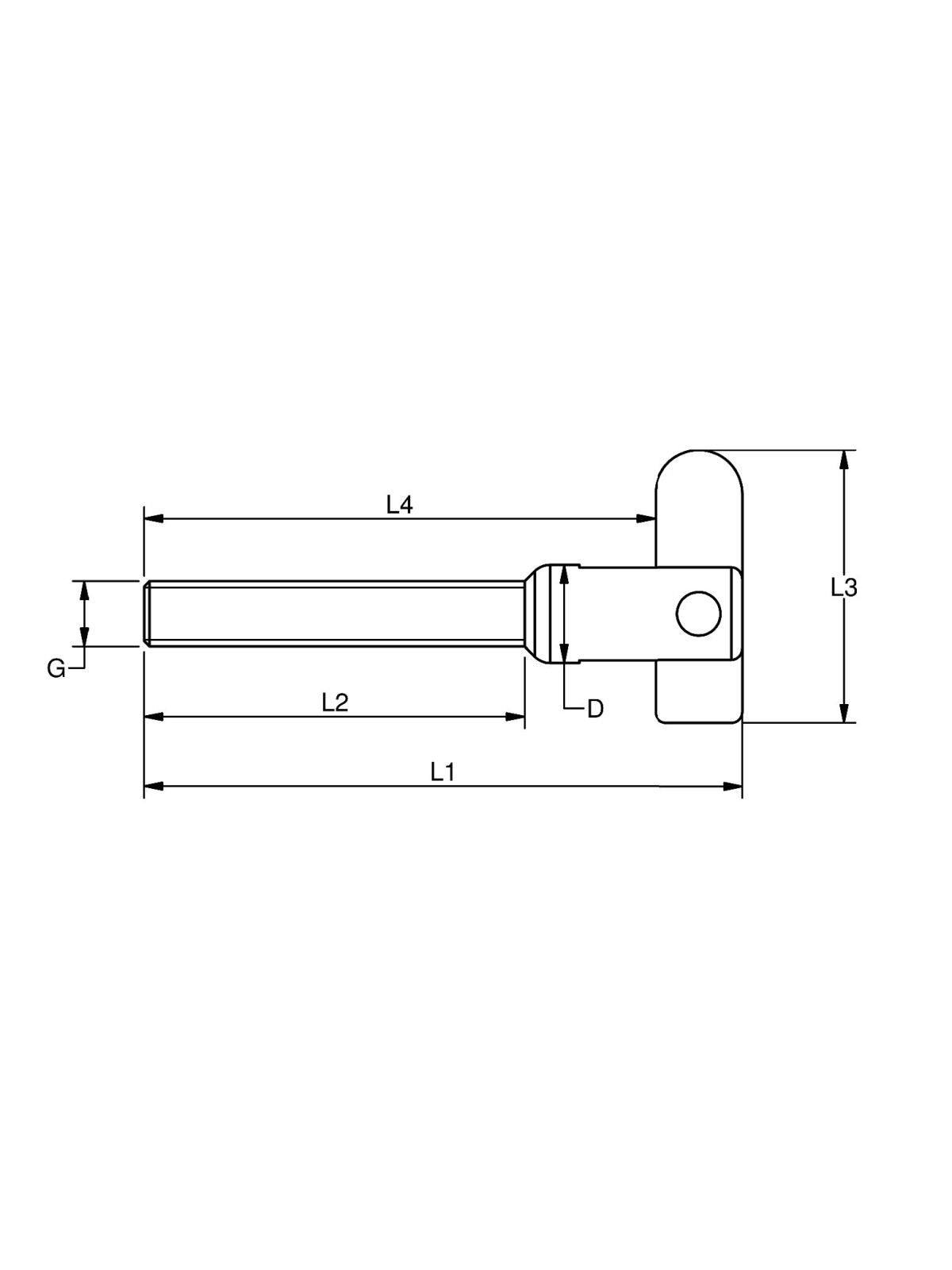 Threaded keyed end cap