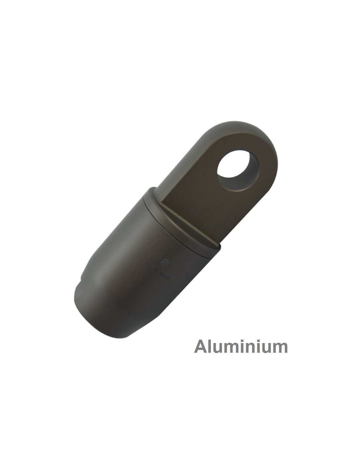 Aluminium eye for dyneema rigging
