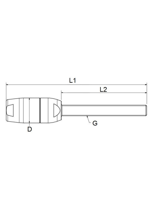 embout fileté inox pour filiere cordage