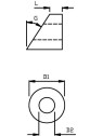 Threaded terminal block
