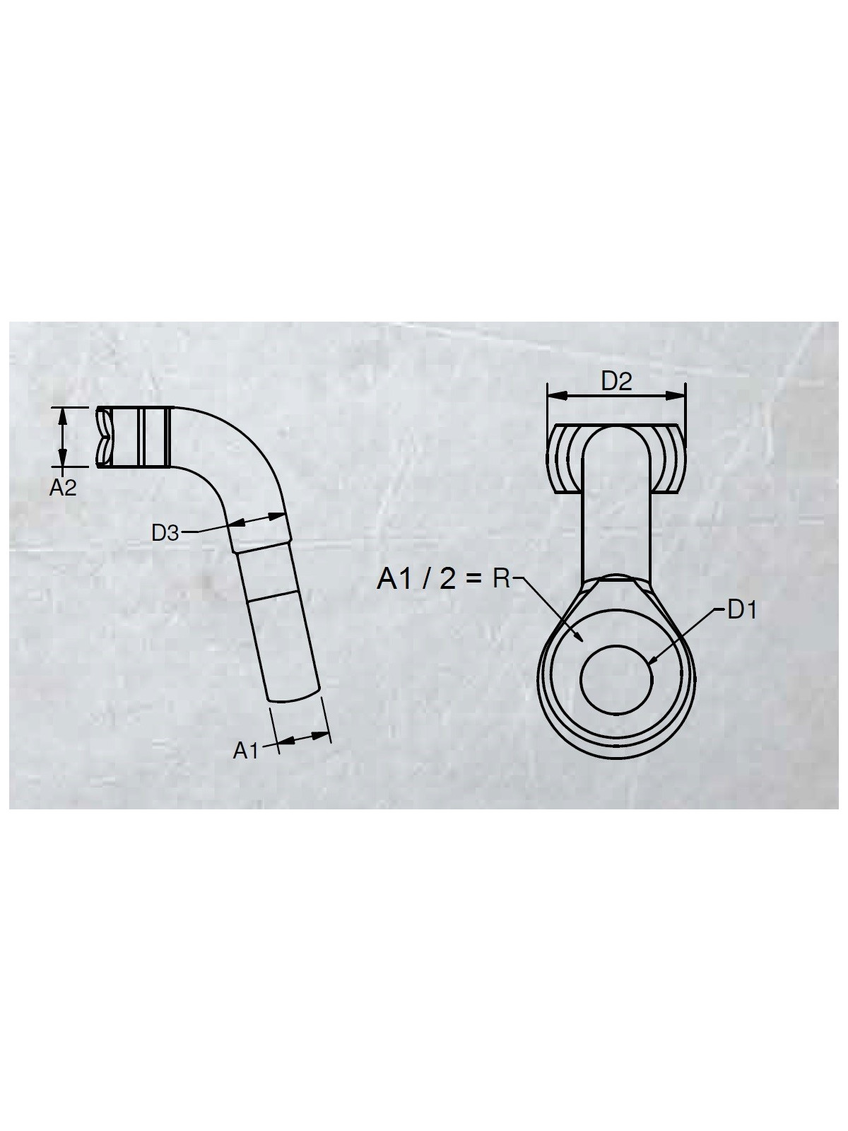 TE with forged eye for dyneema