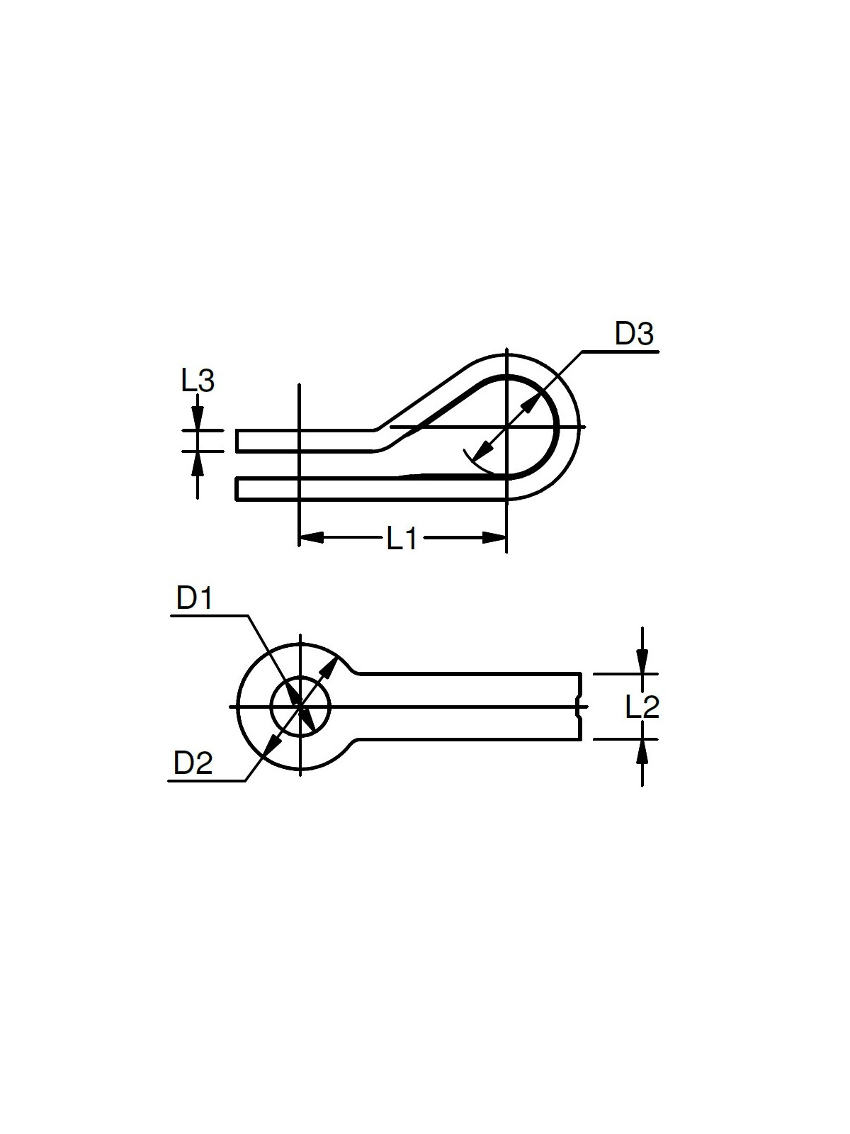 folded hasp - halyard hasp