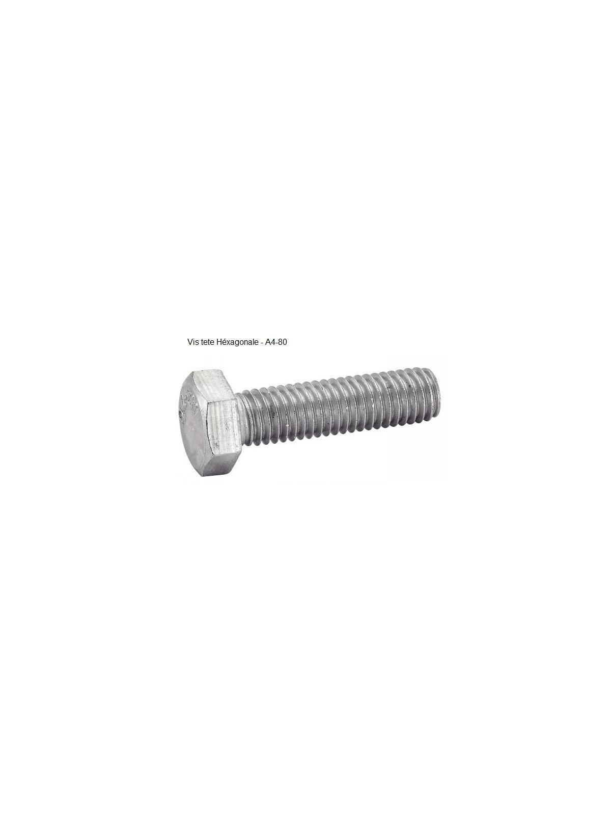 vis tete hexagonale inox