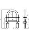 u-shaped wire chain plates