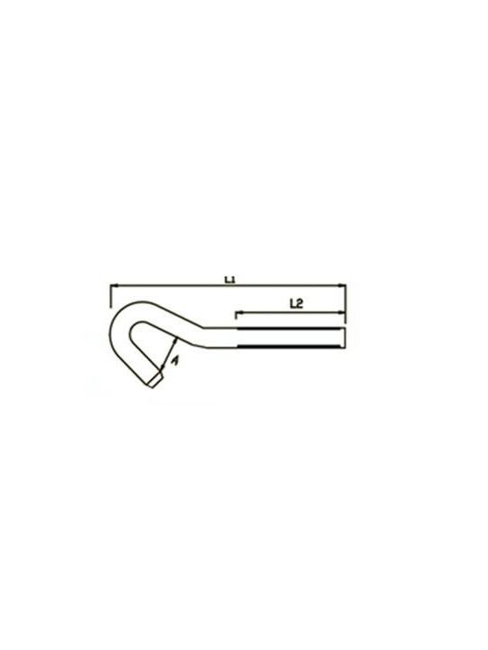 threaded hook