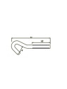threaded hook