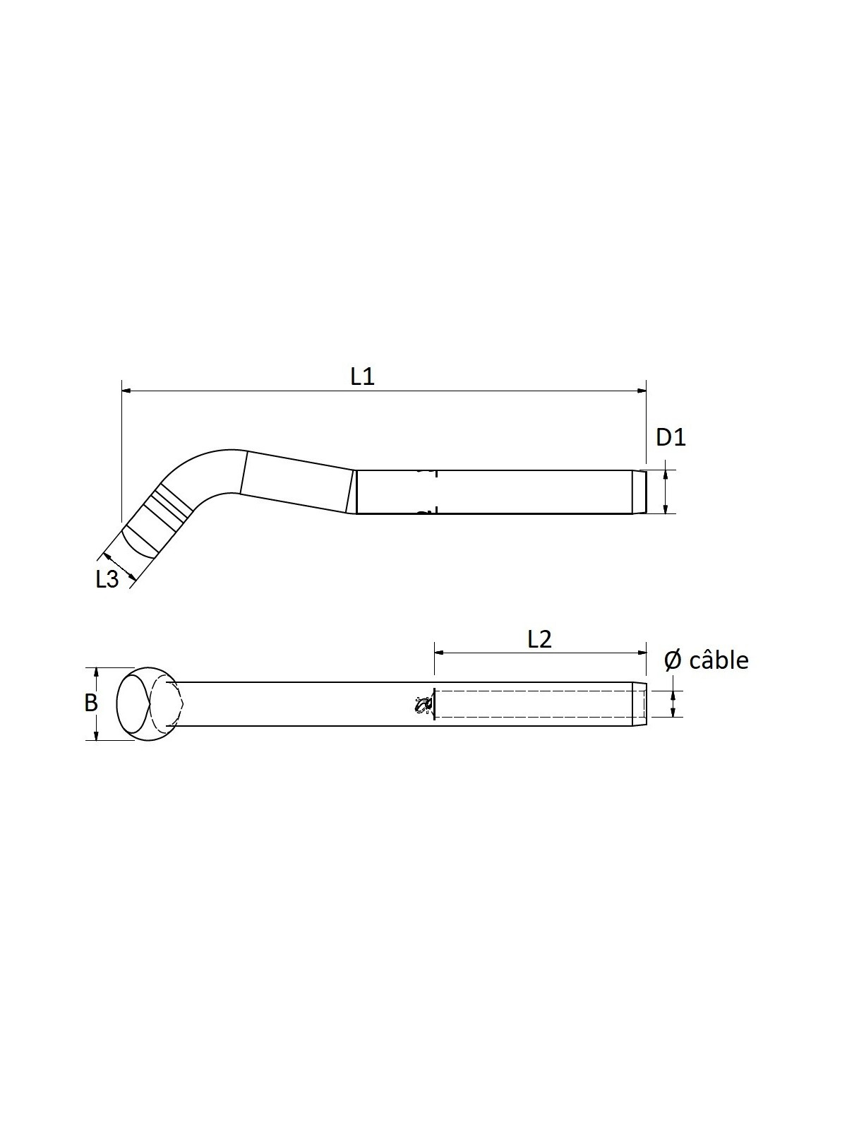 crimp “SHROUD" terminal