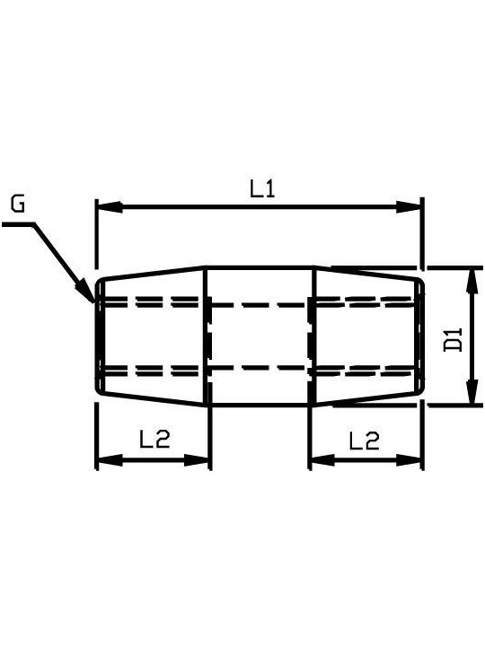machined tapped sleeve