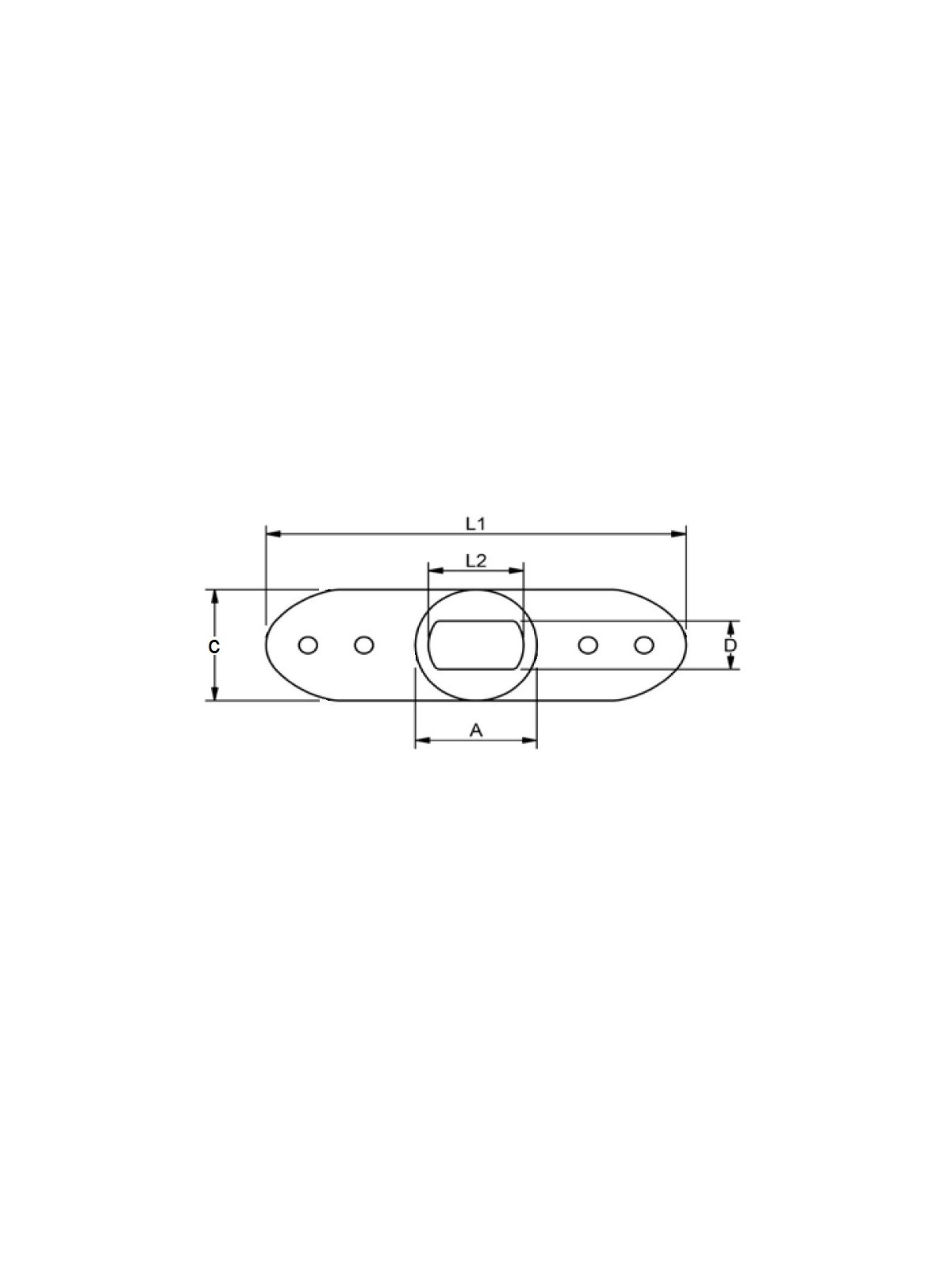 Anchor plate for "SHROUD" terminal