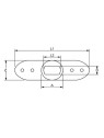 Anchor plate for "SHROUD" terminal