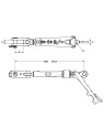 QUICKRACE toggle fork / eye terminal