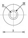 Dome terminal ball