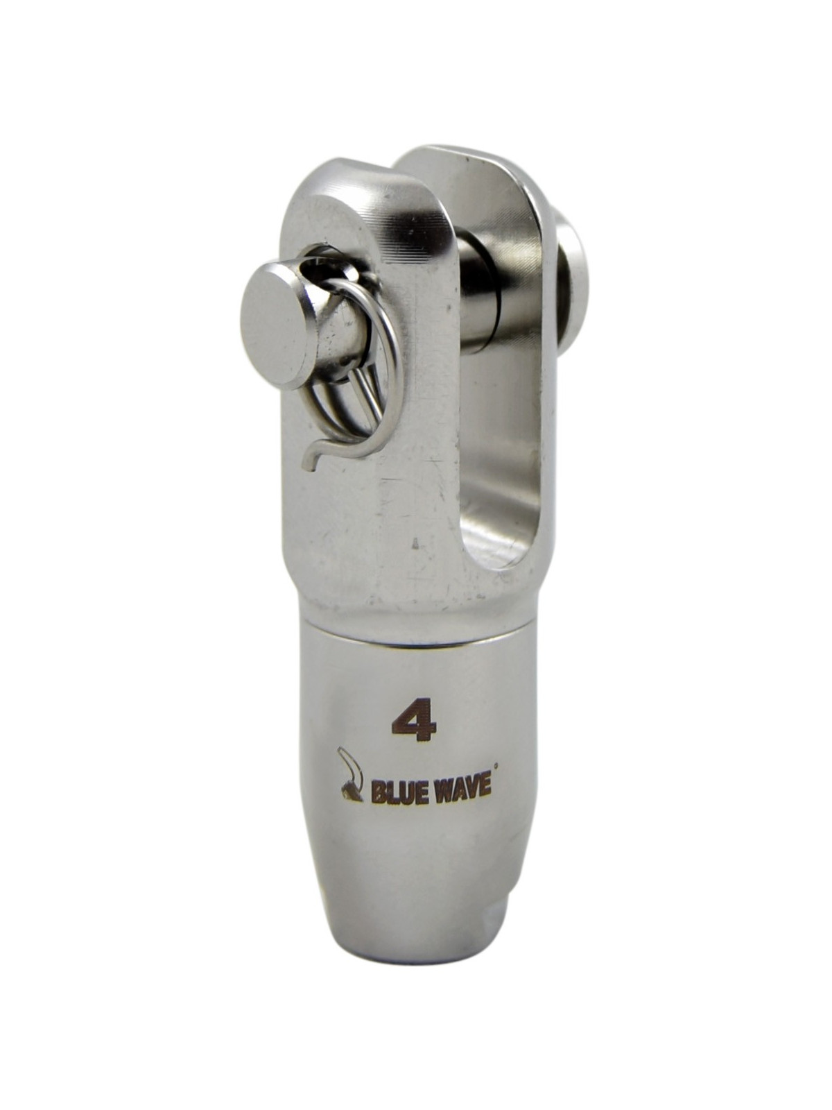 Stainless steel fork terminal for rope