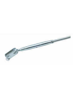 Closed turnbuckle toggle fork / terminal