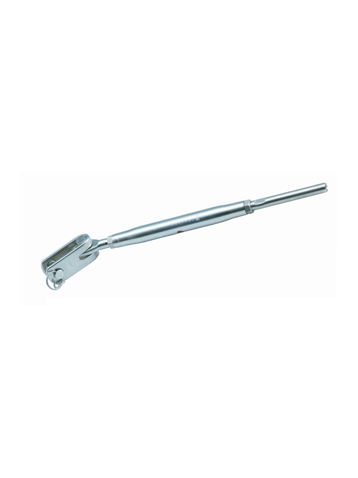 Closed turnbuckle toggle fork / terminal