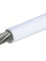 cable inox gaine blanc