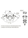 shade sail tensioning plate