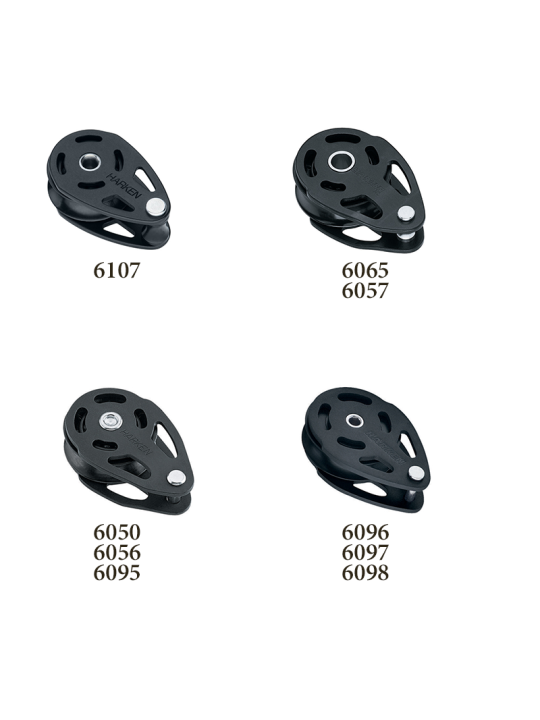 Mast foot pulleys