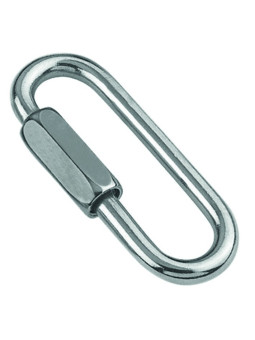 Maillon rapide inox A4 long