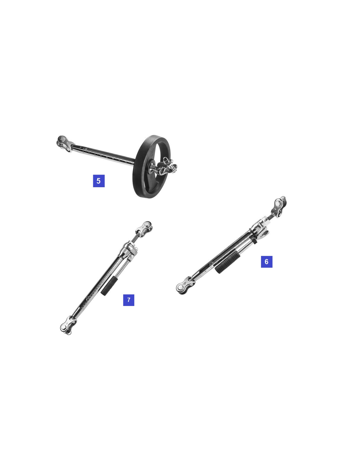 Backstay turnbuckles