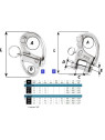 Halyard snap hooks