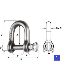 Grilletes de titanio 1