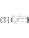 Ecrou long inox