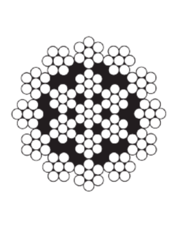 Cable antigiro FT de 19 hilos / 7 conductores