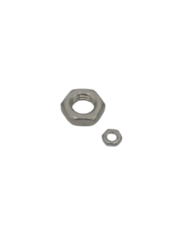 A4 metric low stainless steel nut