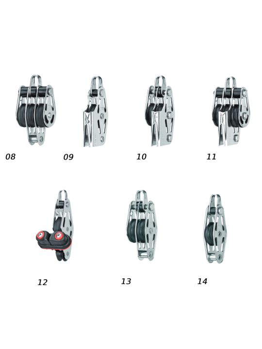 Sprenger block 6mm with slide bearing